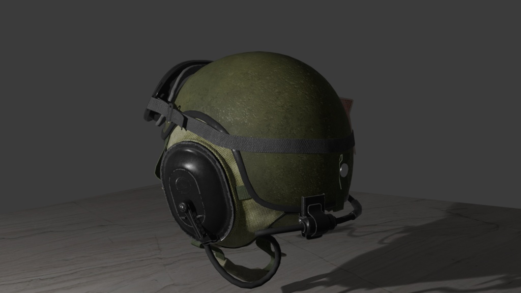 VRChat Tanker Helmet For Avatars. 「VRChatアバター用タンクヘルメット」