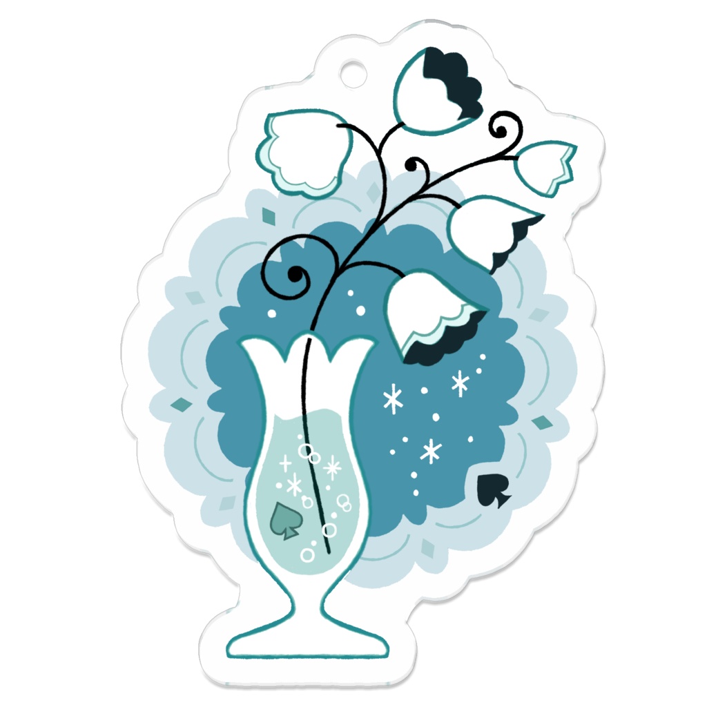 すずらんアクキー