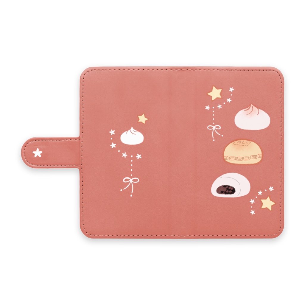 中華まん手帳型Androidケース