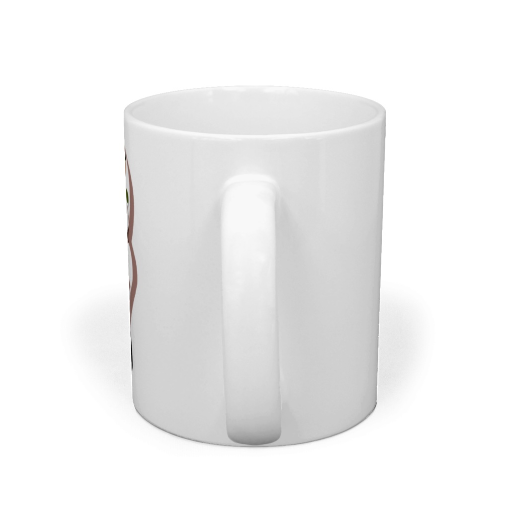 まんまるカラスと柿 マグカップ