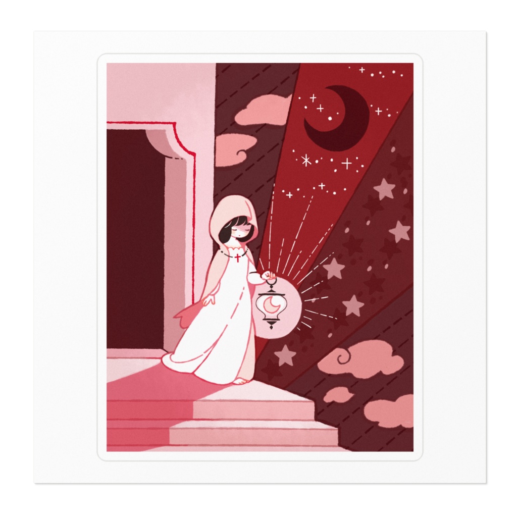 眠れない夜 ステッカー