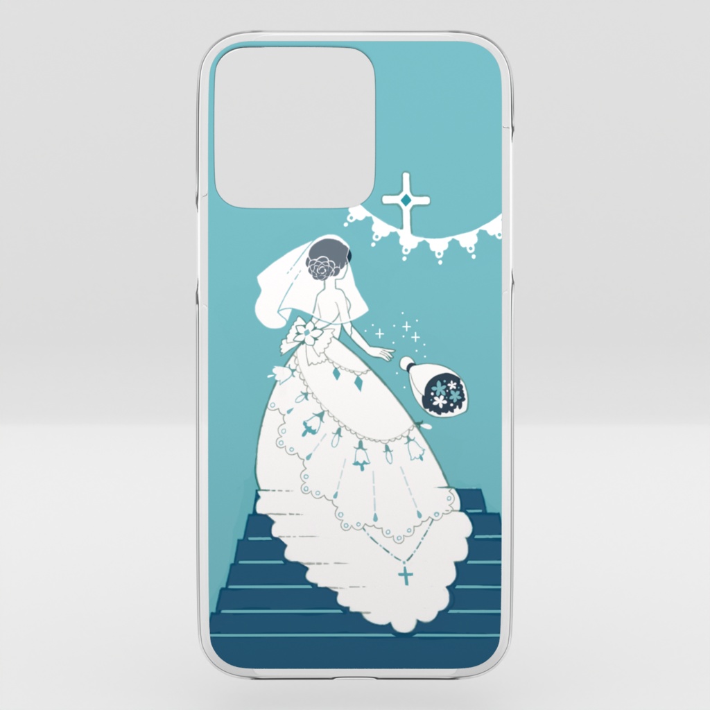 花嫁　クリアiPhoneケース