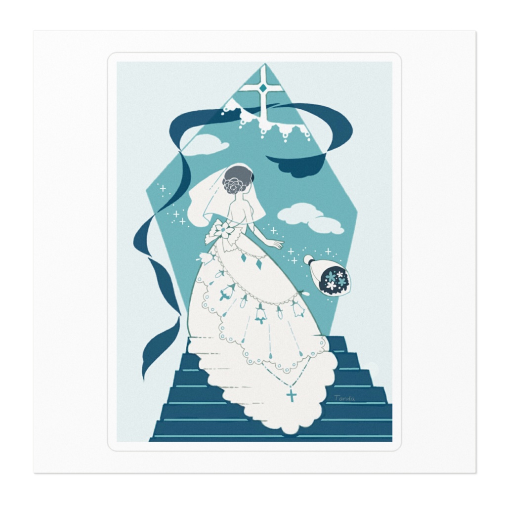 花嫁 ステッカー