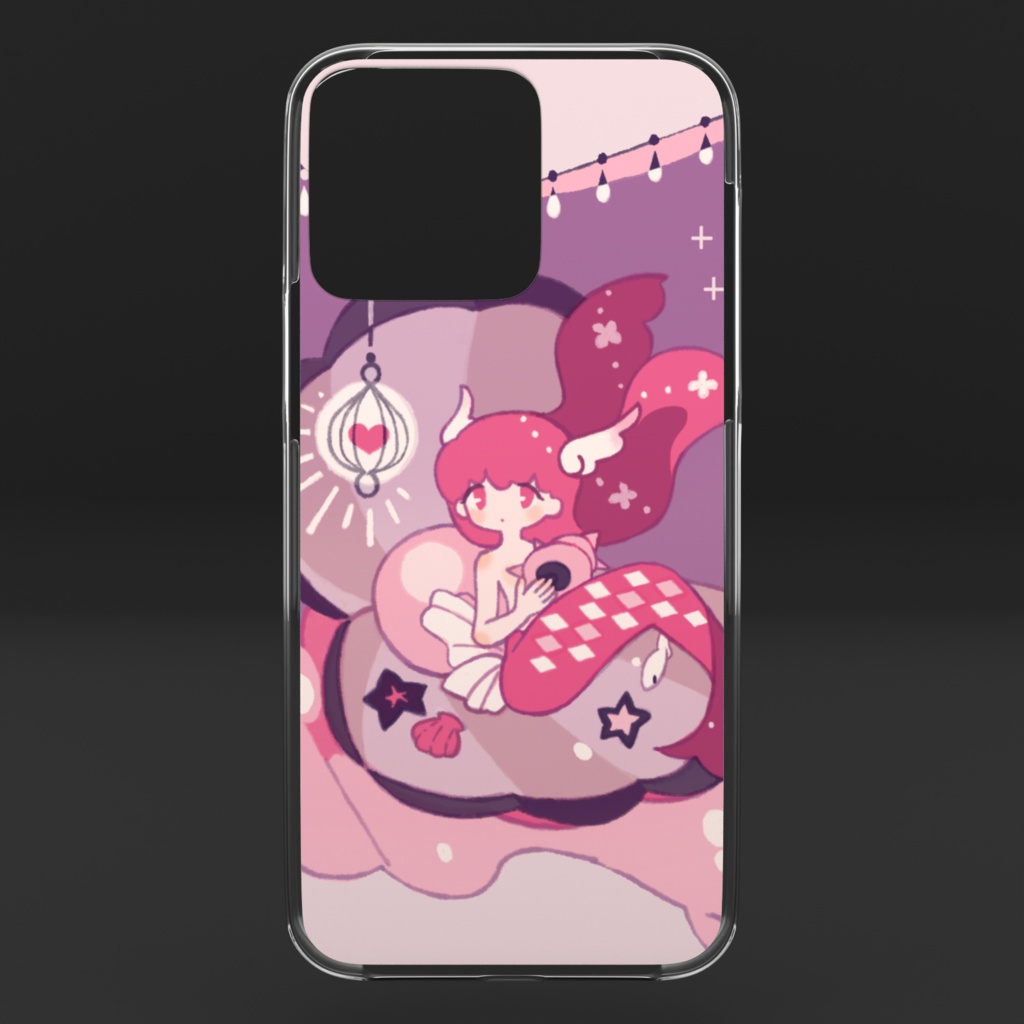 心を見つけた人魚 クリアiPhoneケース