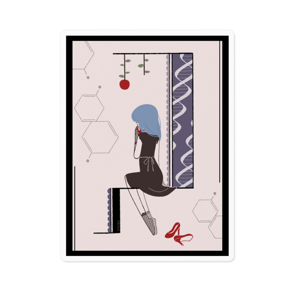 或る日　ステッカー