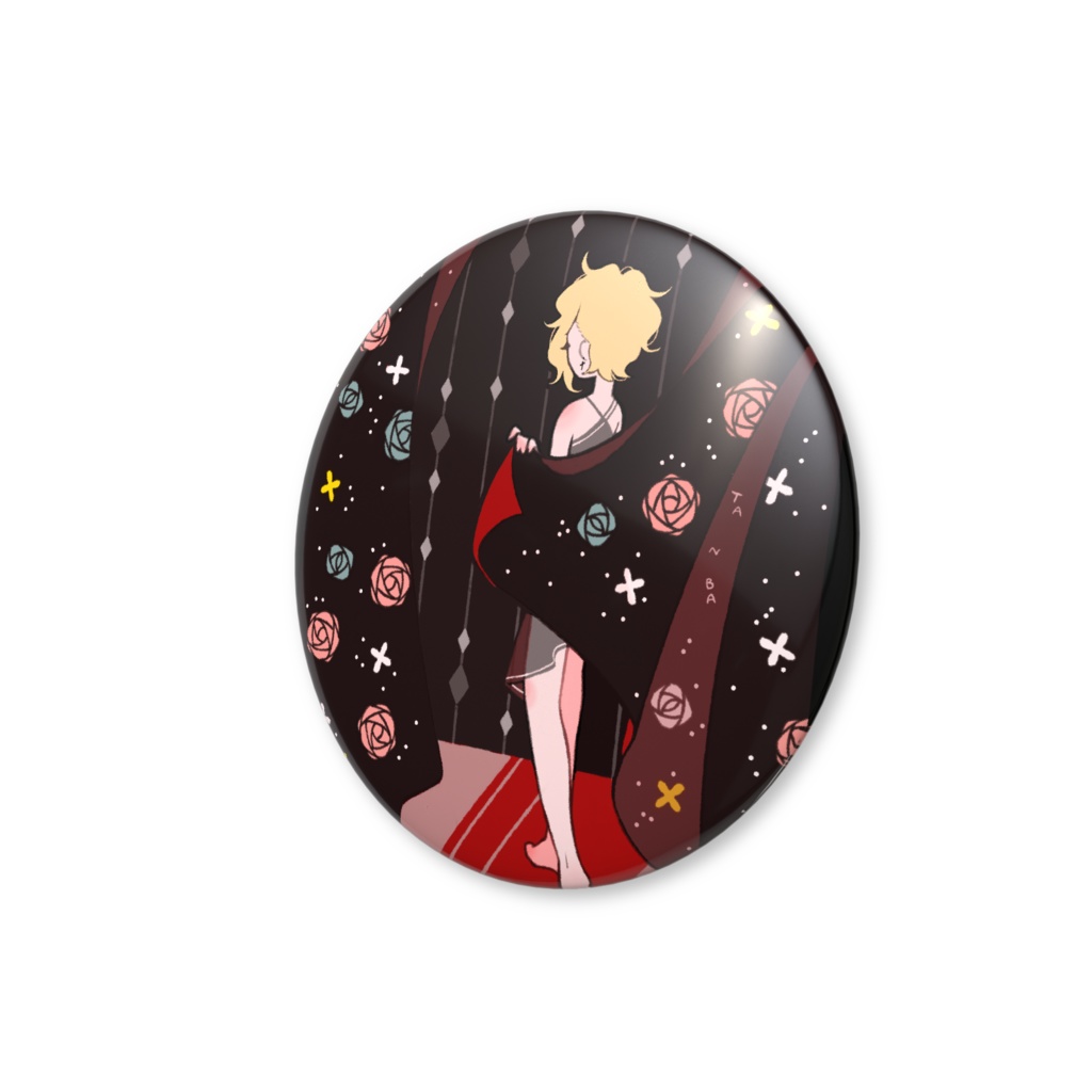 幕引き 缶バッジ