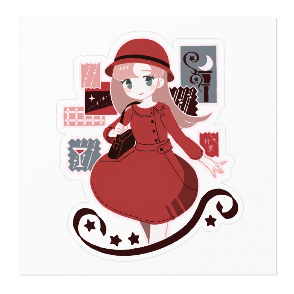 お気に入りのワンピース ステッカー