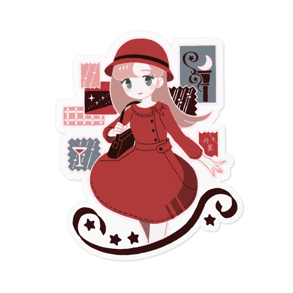 お気に入りのワンピース ステッカー