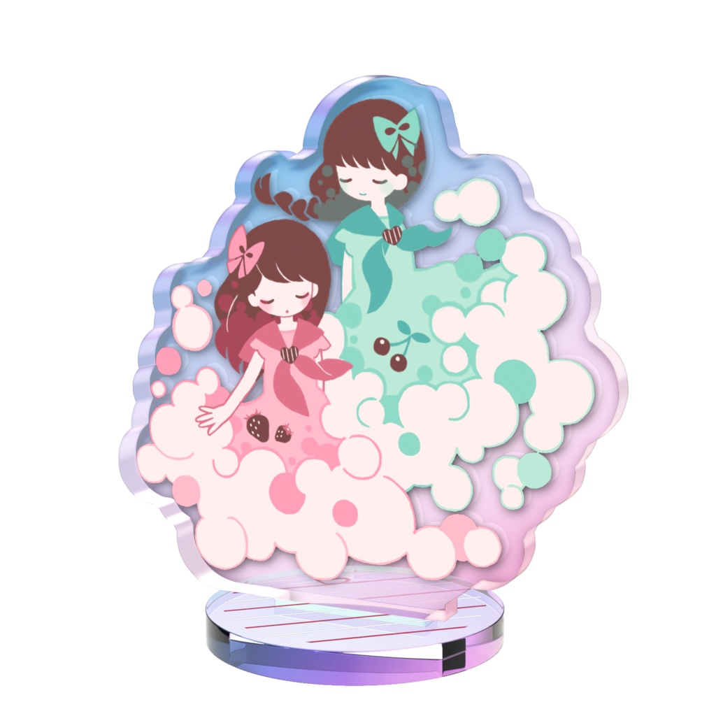 純喫茶 クリームソーダ姉妹　オーロラアクスタ