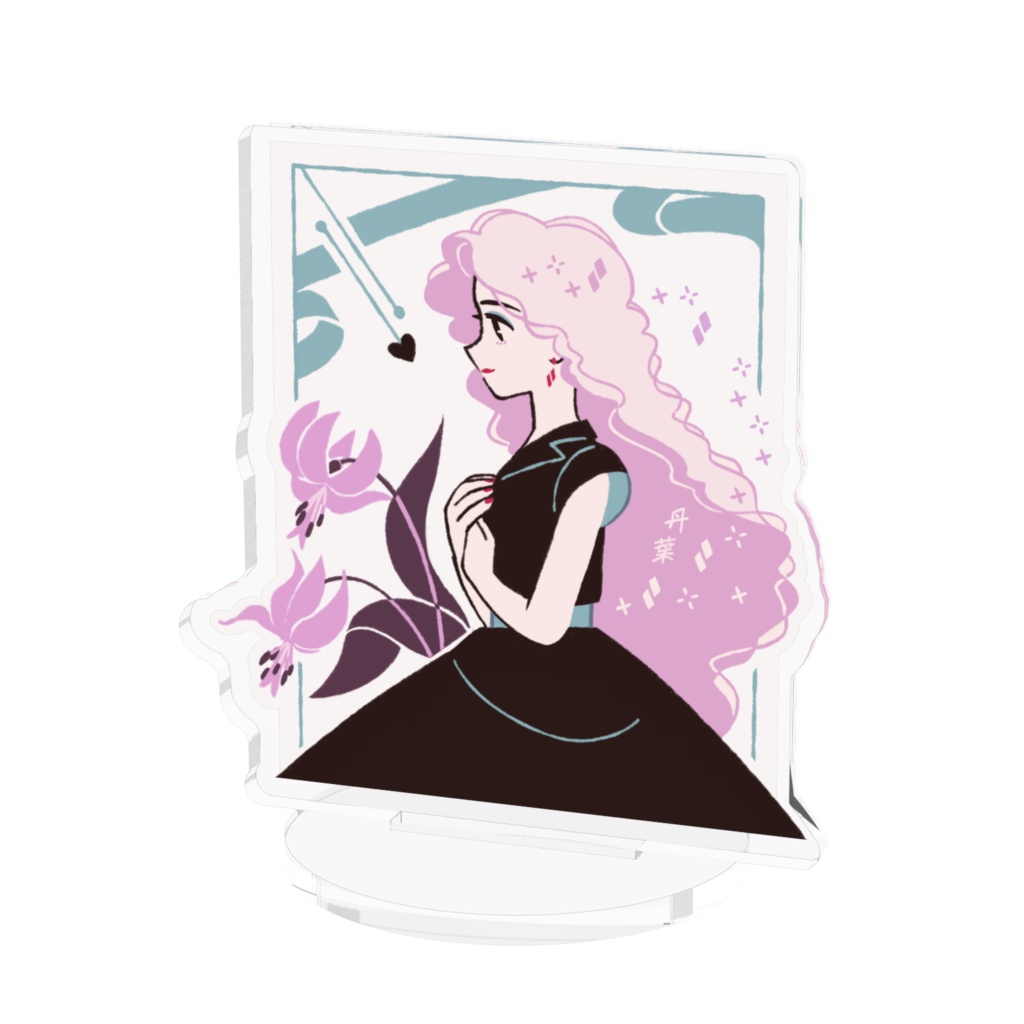 カタクリの花　アクリルフィギュア