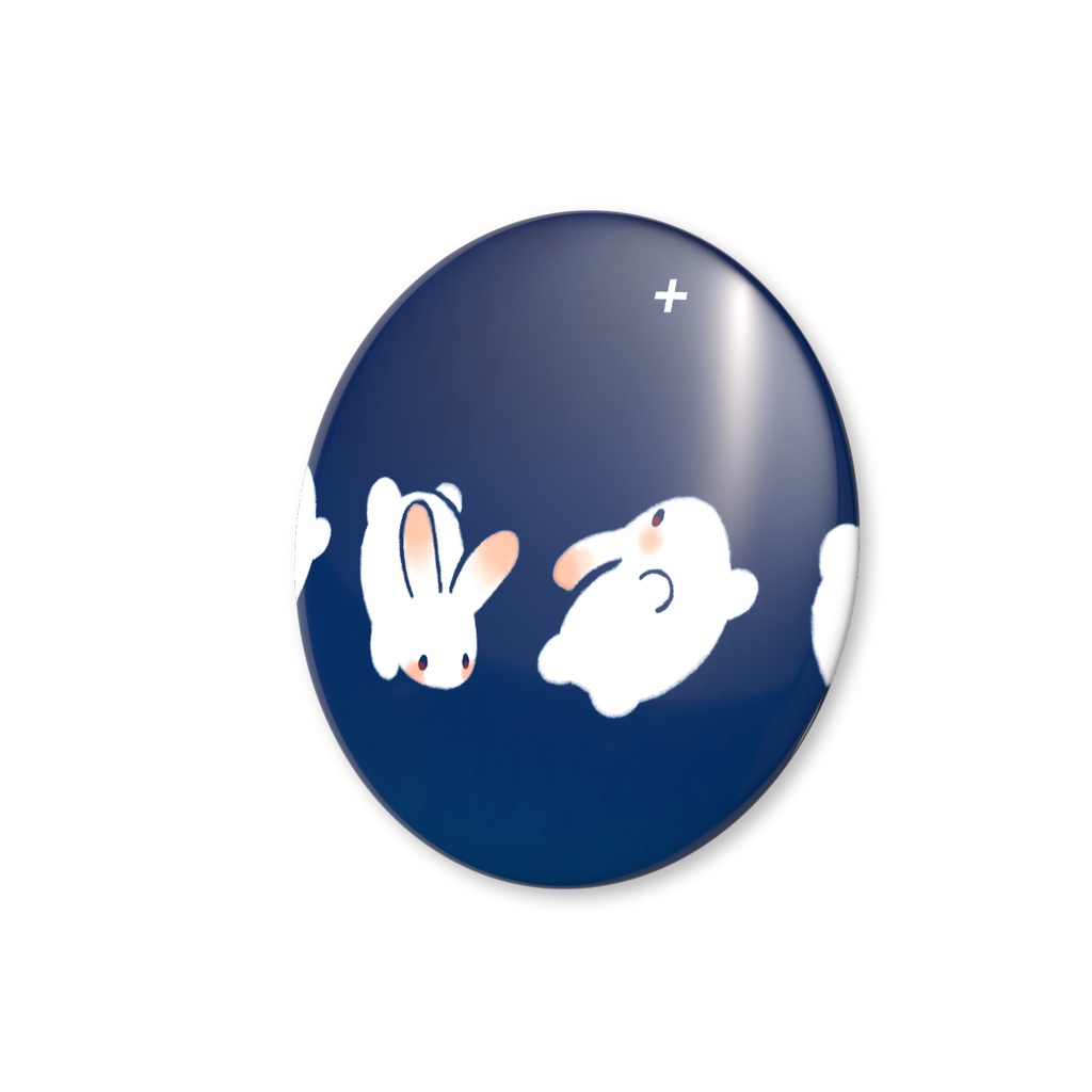 お月見踊り 缶バッジ