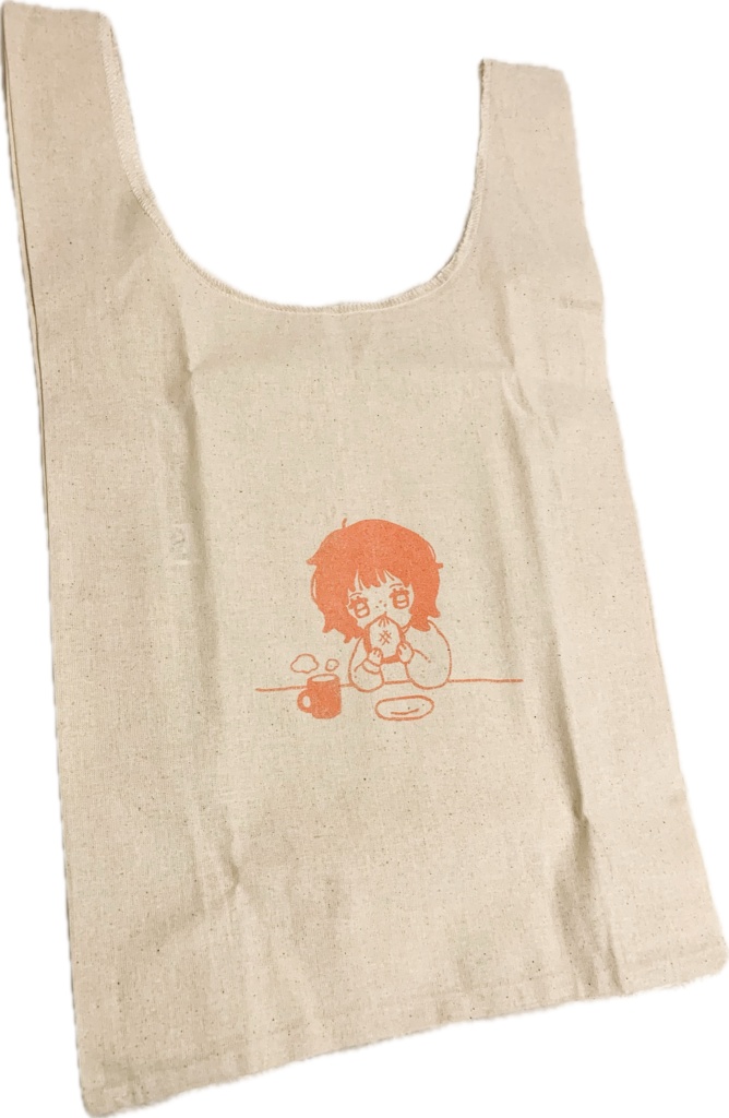 【吾が手に引き金を35】はとはらもぐもぐトートバッグ