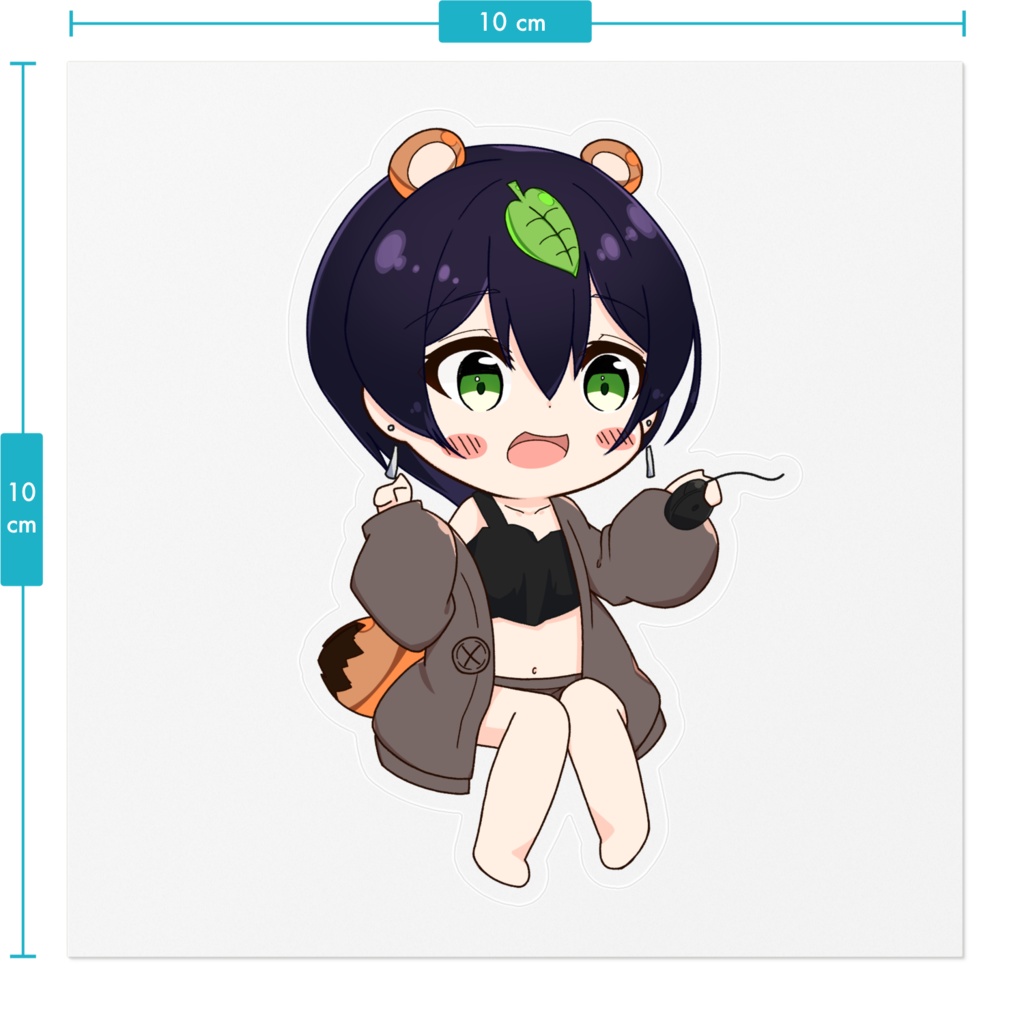 ちびはづきステッカー