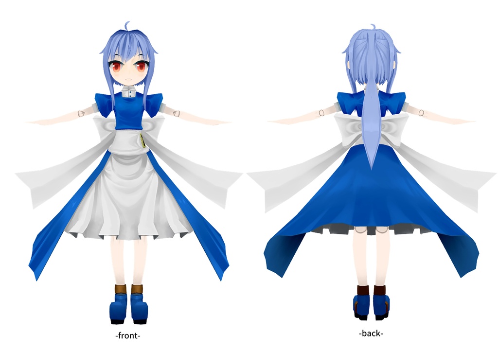 VRアバター用モデル「メイデンちゃん」