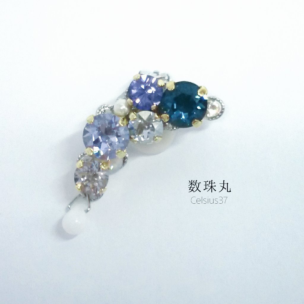 数珠丸*スワロフスキーイヤーカフ