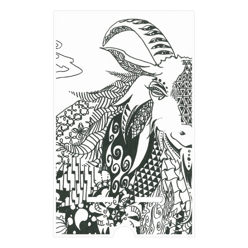 アクリルスマホスタンド