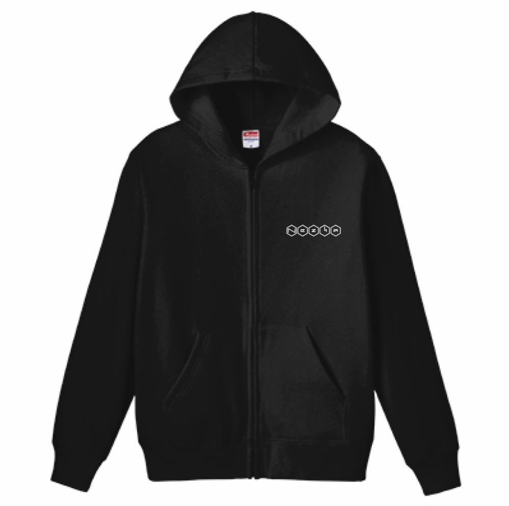 蓮 薄手裏起毛ジップアップパーカー