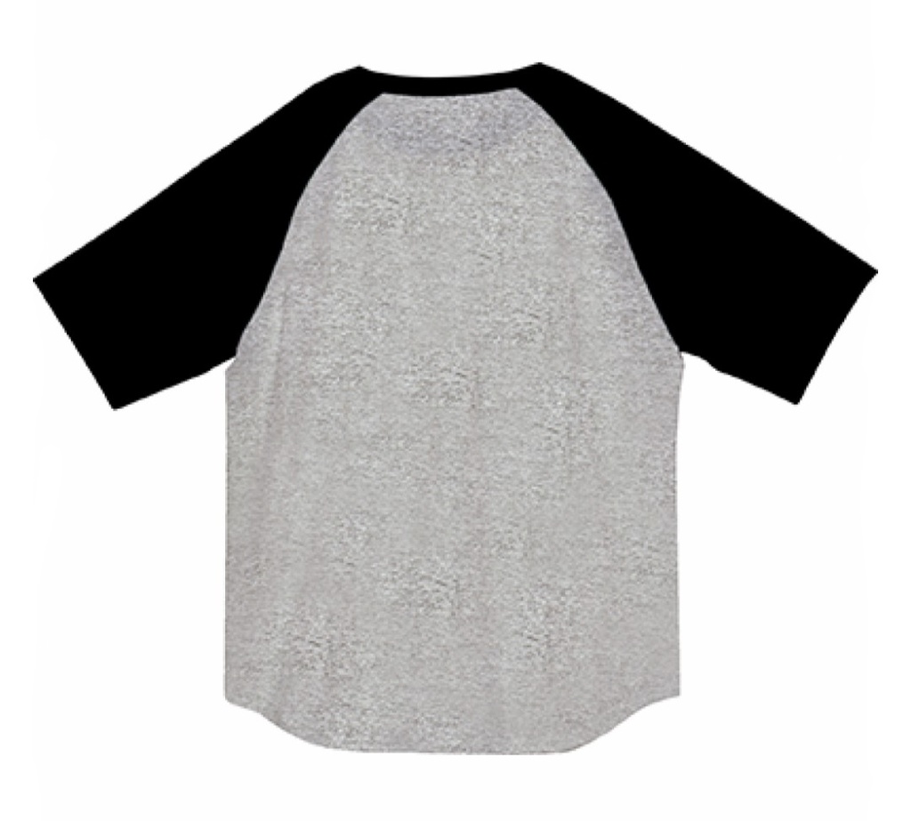 猫ミミ太極図ラグランTシャツ