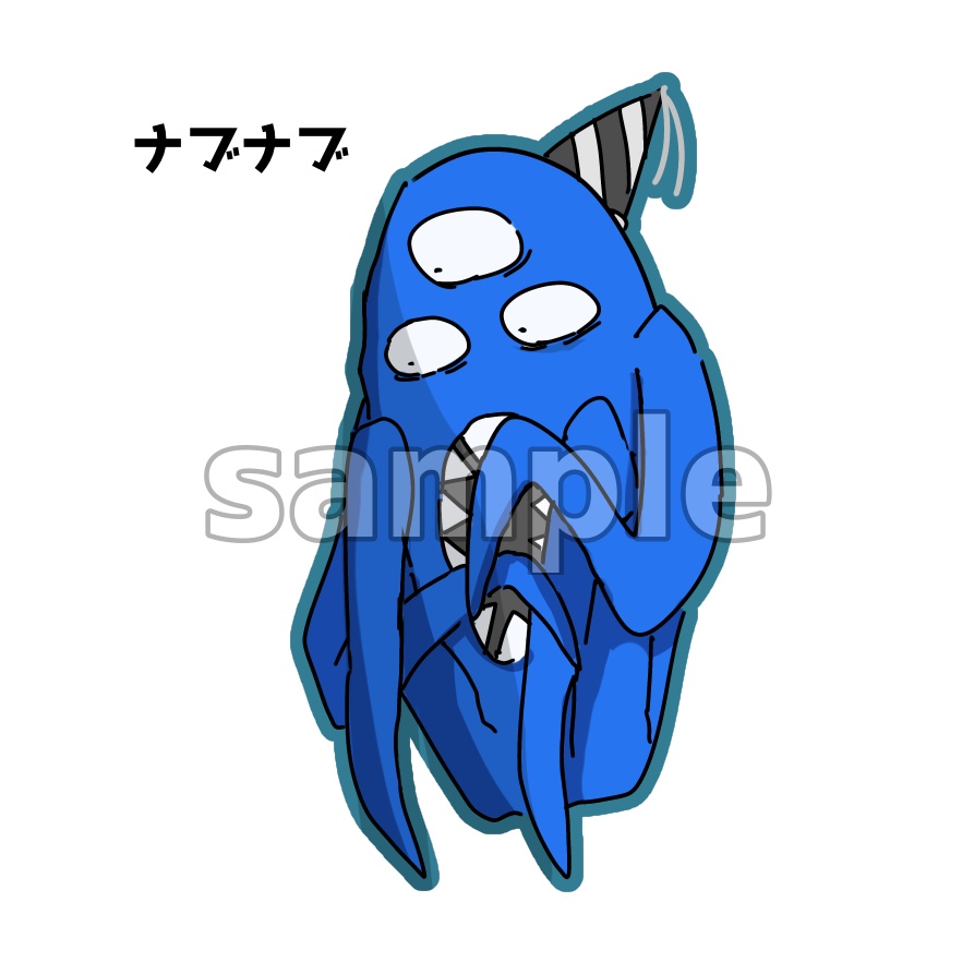 6センチダイカットステッカー