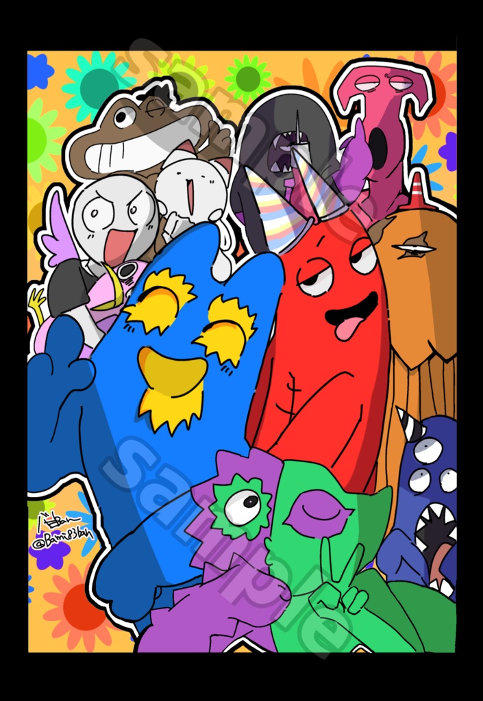 ほ幼2サークルポストカード