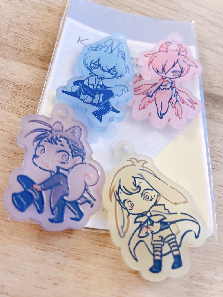 ケモミミ アクリルチャーム