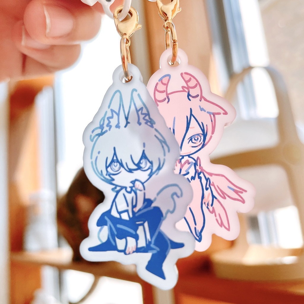 ケモミミ アクリルチャーム