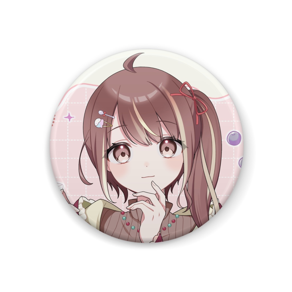 結城ゆんOPキャラ缶バッジ①