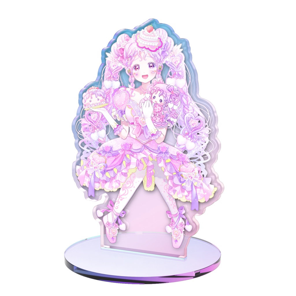 💝まぼろし あいめちゃん💝🎗🩰オーロラアクスタ-100×100mm