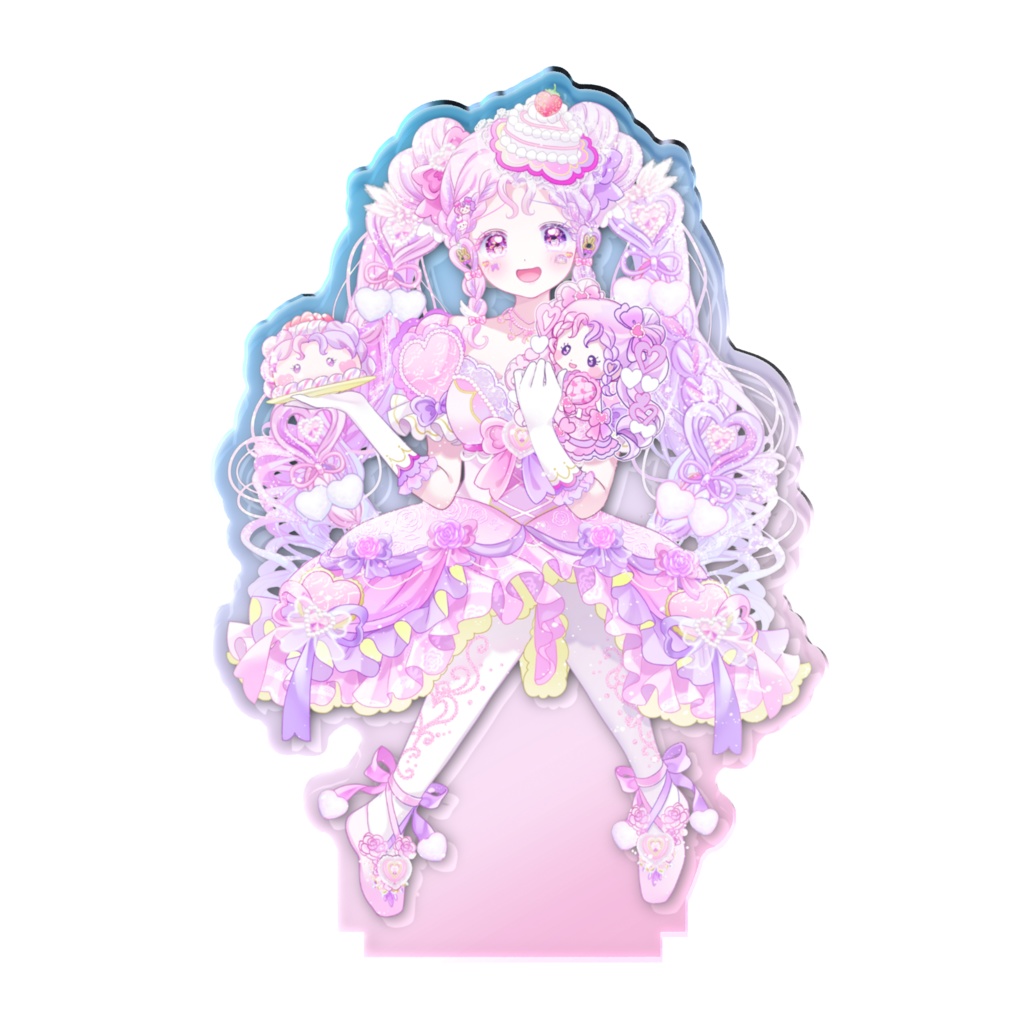 💝まぼろし あいめちゃん💝🎗🩰オーロラアクスタ-100×100mm