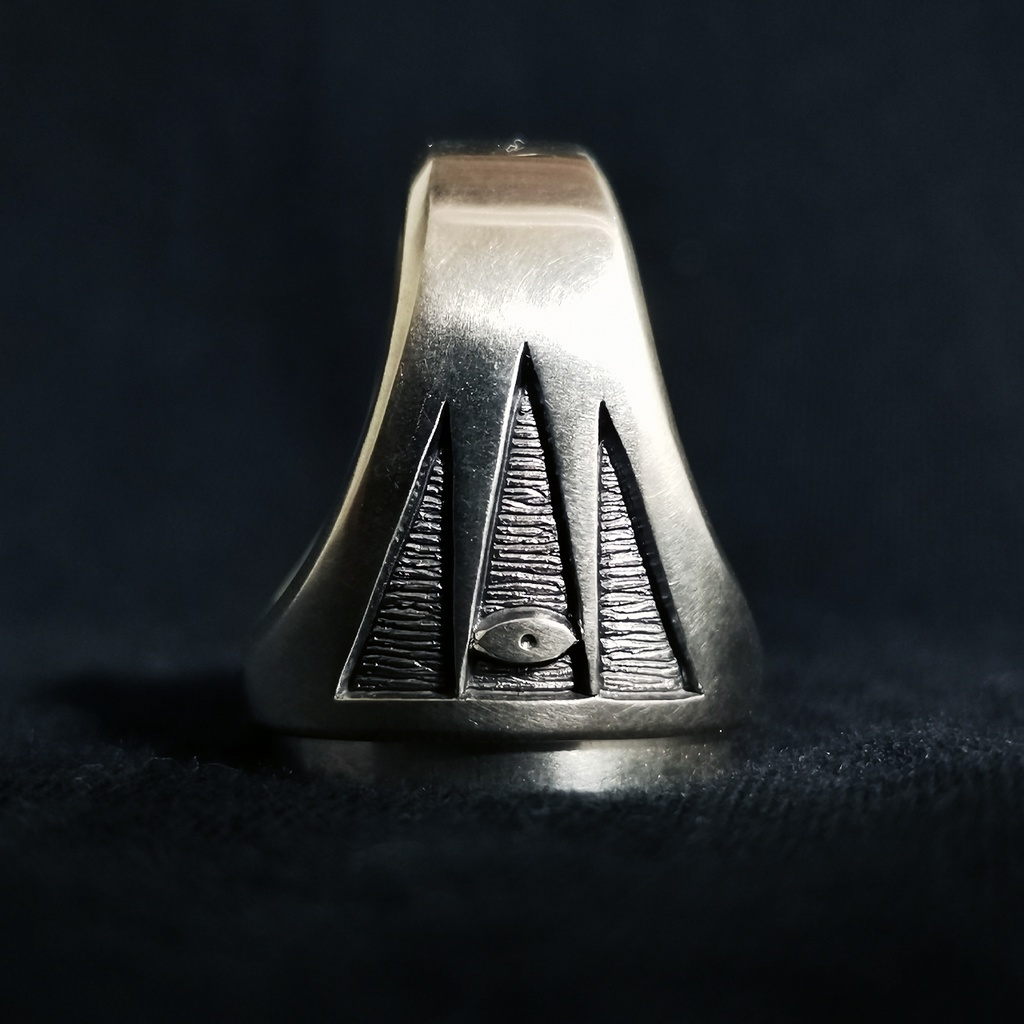 CYNDICATE RING Reverse side Silver 925 リバースサイドシンジケートリング スターリングシルバー