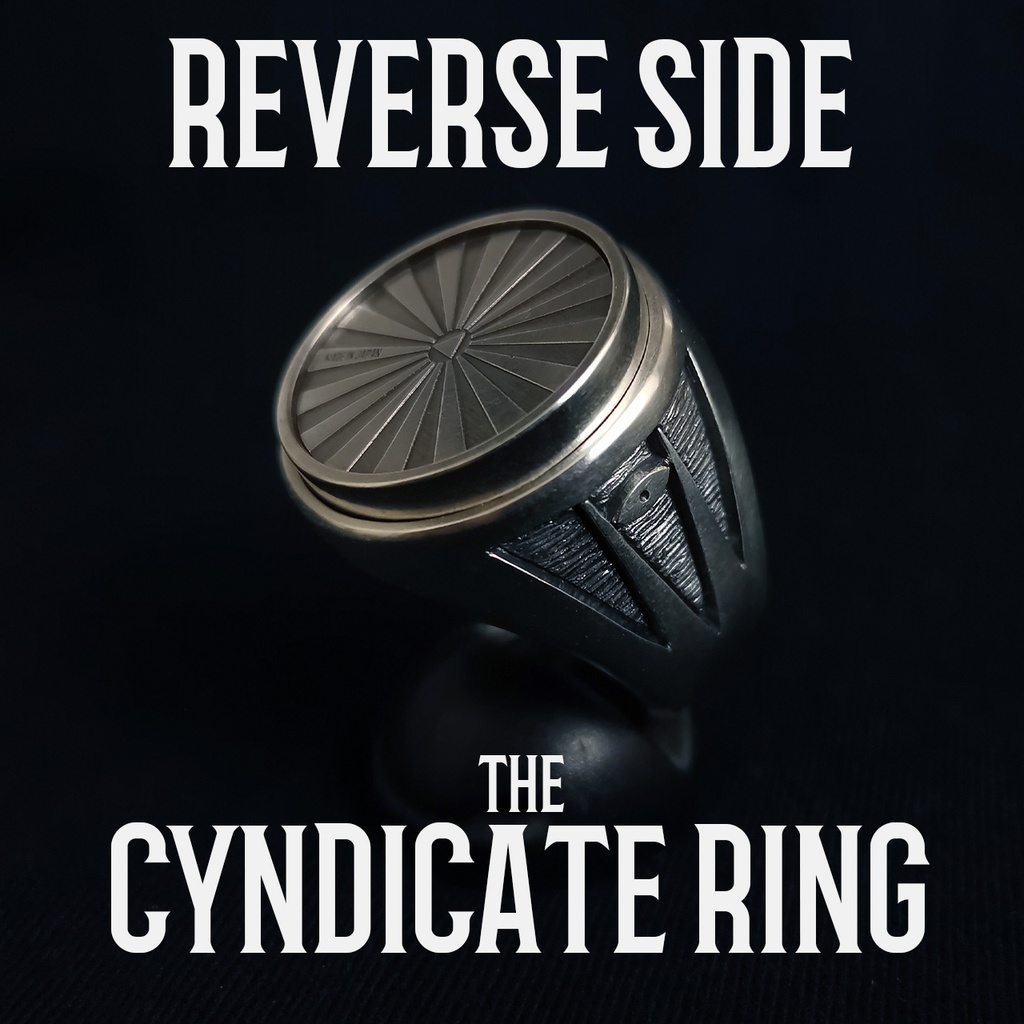 CYNDICATE RING Reverse side Silver 925　リバースサイドシンジケートリング　スターリングシルバー
