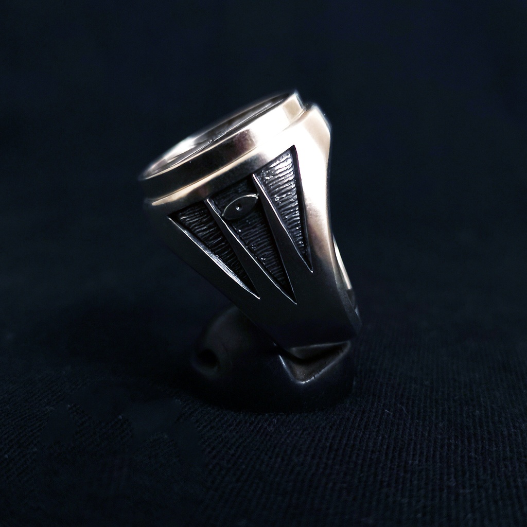 CYNDICATE RING Reverse side Silver 925 リバースサイドシンジケートリング スターリングシルバー