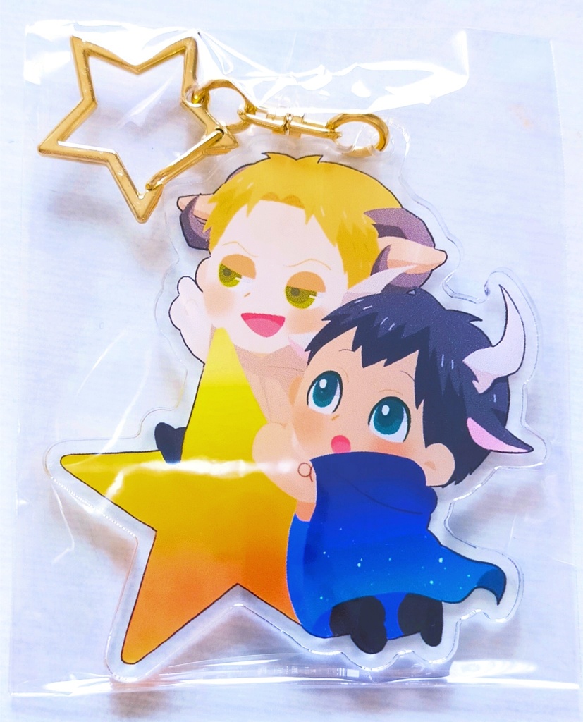 星座アクリルキーホルダー