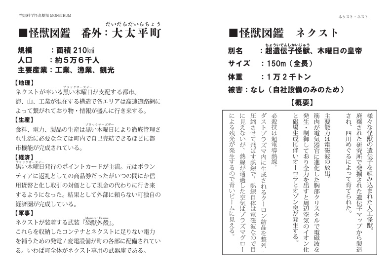 空想科学怪奇劇場MONSTRUM7 電子ver