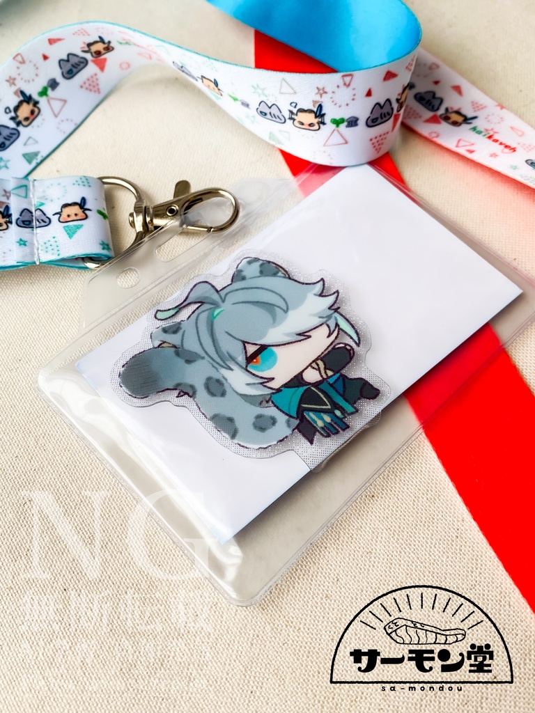 アルカヴェ❄🐆🌱🐰🏛ネックストラップとフォンタブセット