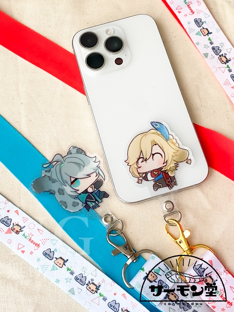 アルカヴェ❄🐆🌱🐰🏛ネックストラップとフォンタブセット