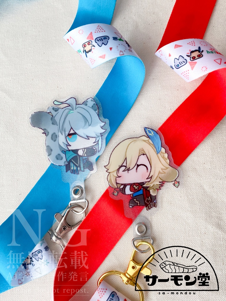 アルカヴェ❄🐆🌱🐰🏛ネックストラップとフォンタブセット