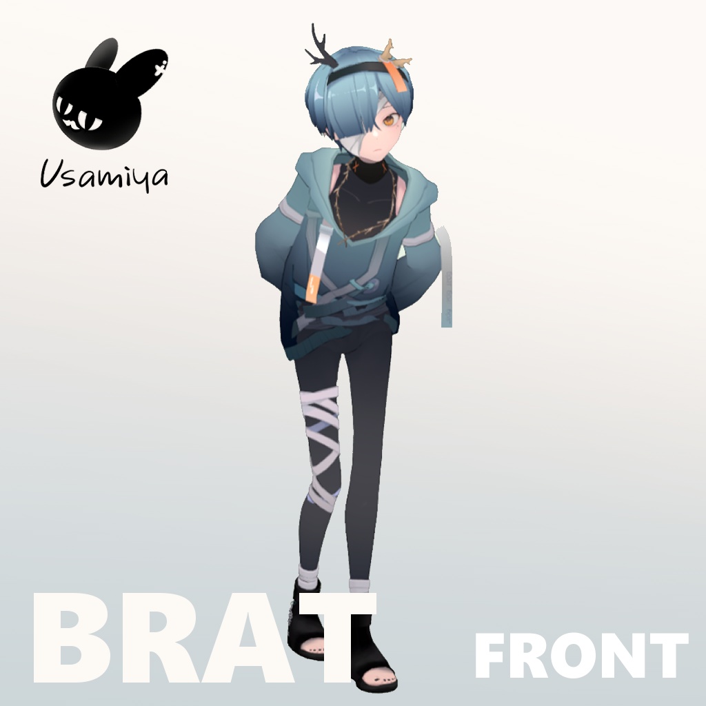 【兔味屋3Dモデル】Brat (VRC/VRM)
