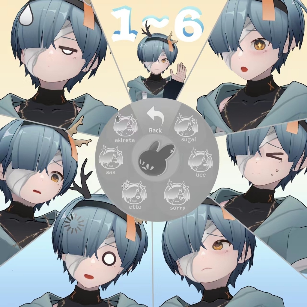 【兔味屋3Dモデル】Brat (VRC/VRM)