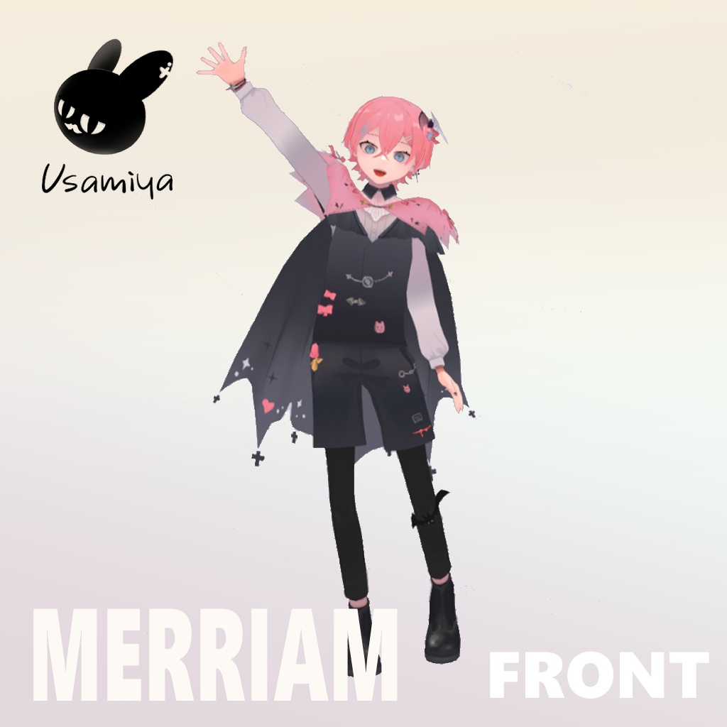 【兔味屋/3Dモデル】Merriam (VRC/VRM)