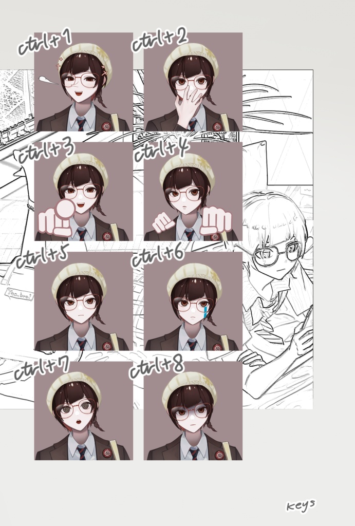 【兎味屋Live2Dモデル】Aちゃん