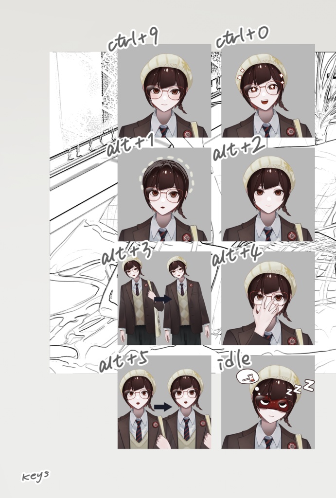 【兎味屋Live2Dモデル】Aちゃん