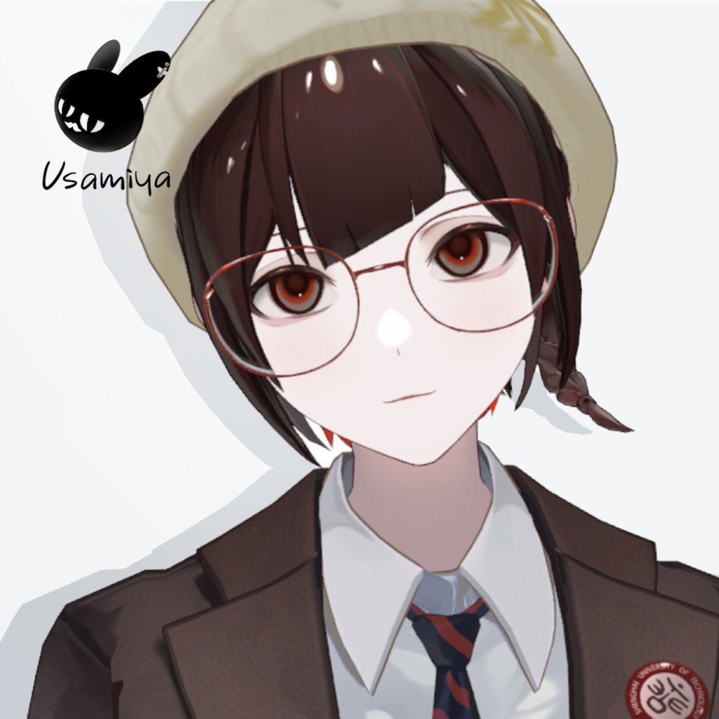 【兎味屋3Dモデル】Aちゃん（VRM/VRC）