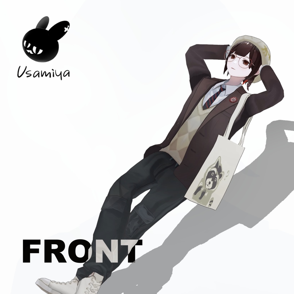 【兎味屋3Dモデル】Aちゃん(VRM/VRC)