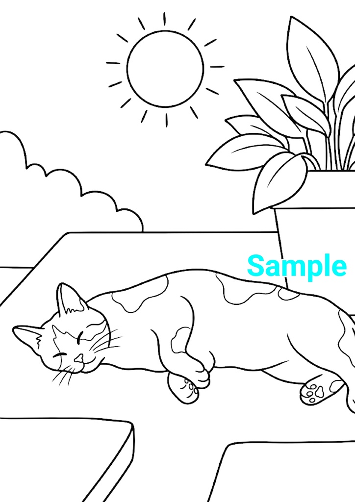 ポカポカ日向ぼっこ