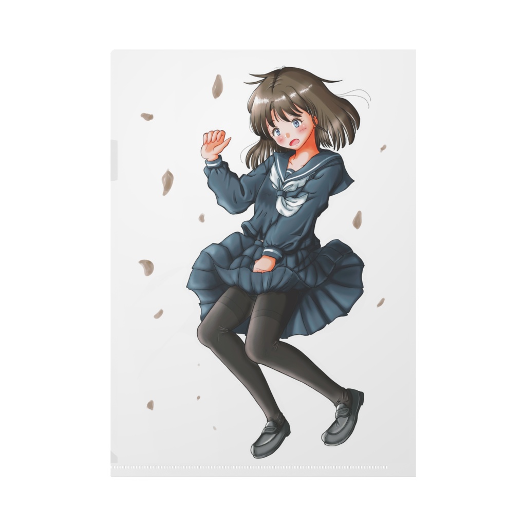 クリアファイルその1 「セーラー服少女編」
