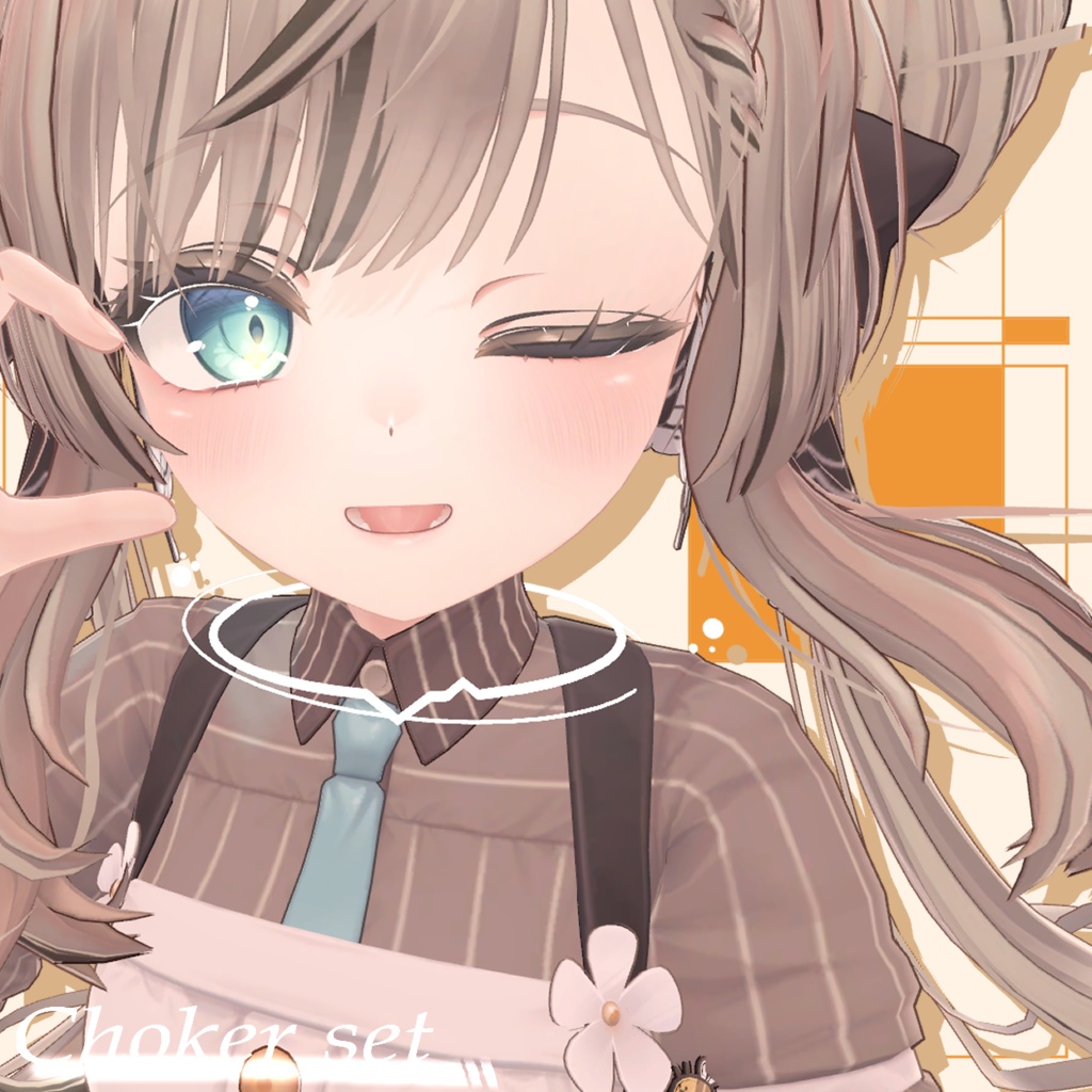 【MA対応】Choker Set【7日間限定無料配布】