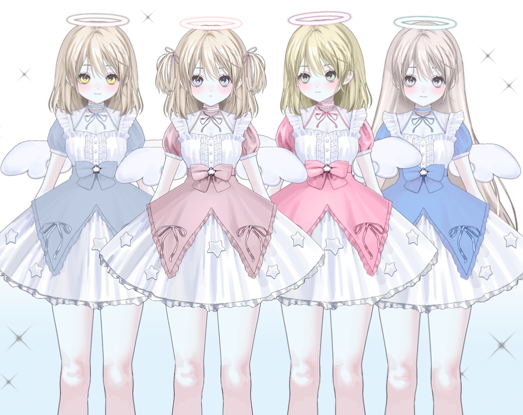 【Live2Dmodel】汎用custom angel【色変可】