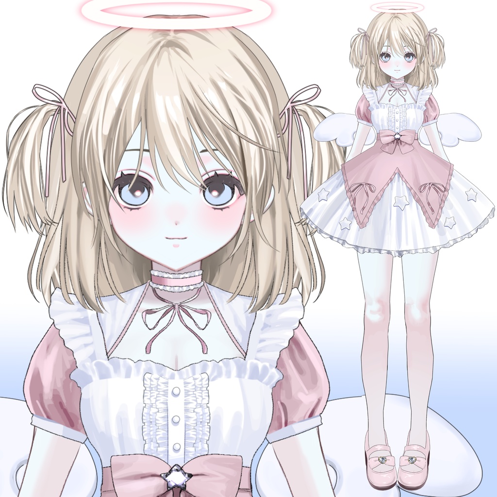 【Live2Dmodel】汎用custom angel【色変可】