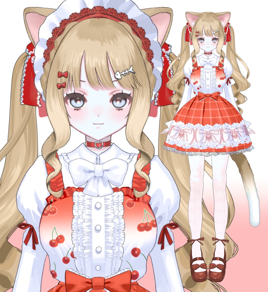 【Live2DModel】猫耳ロリータ娘ちゃん /Necomimi Princess shoujo